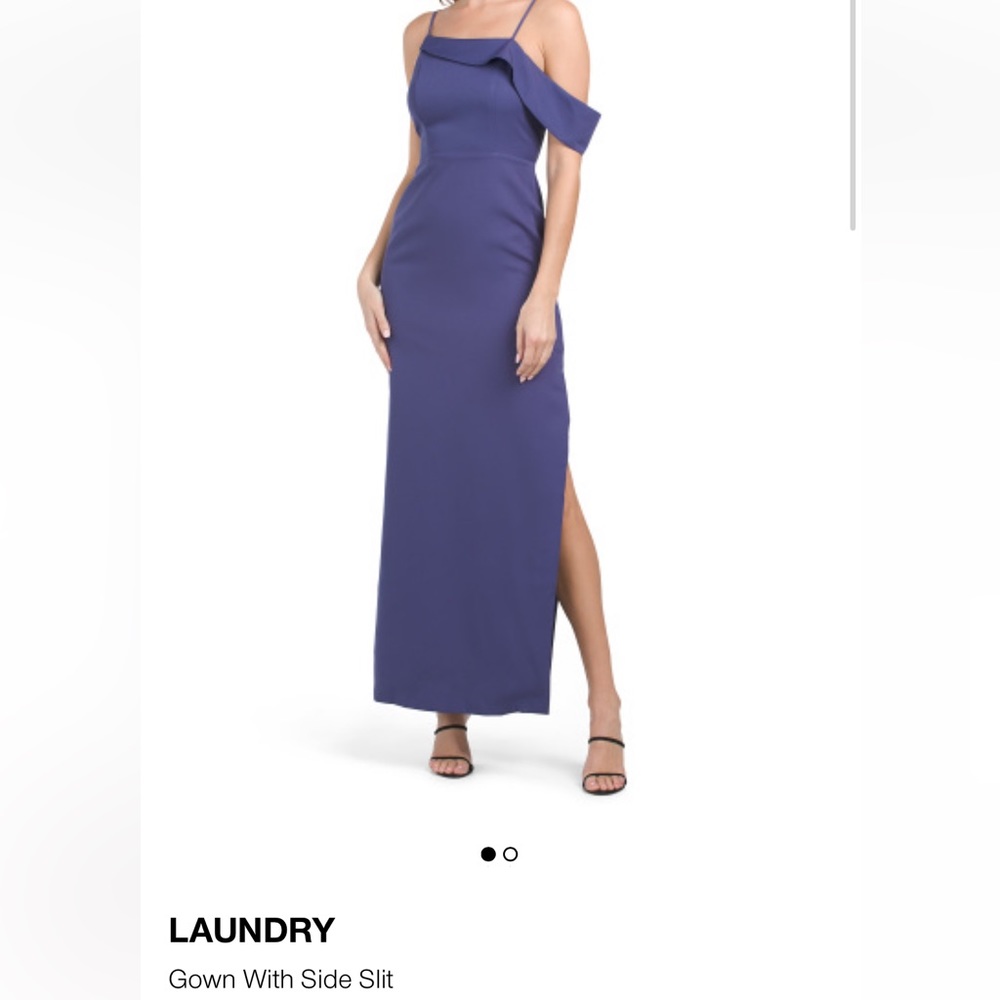 Purple LAUNDRY
Gown With Side Slit